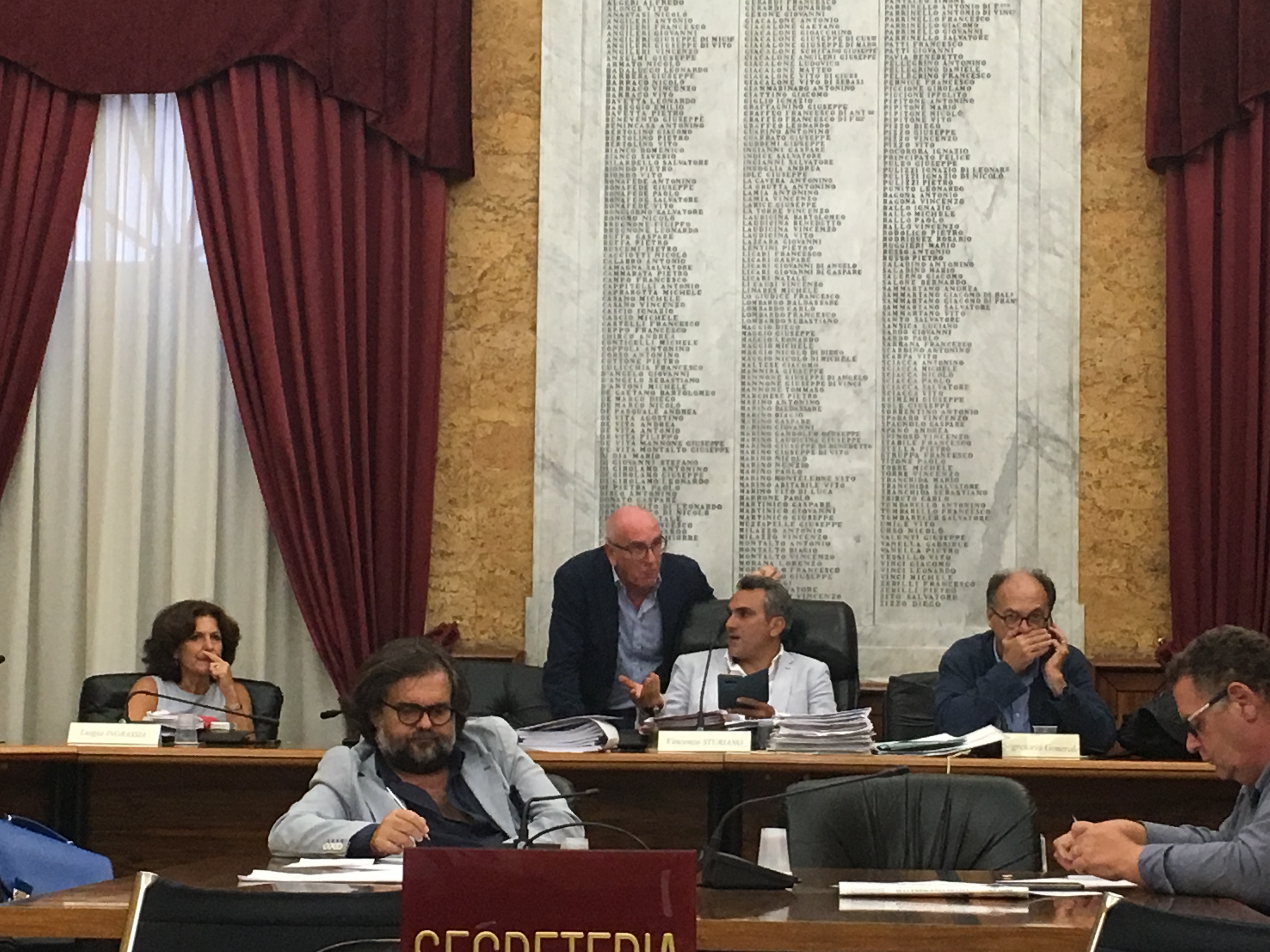 seduta Consiglio comunale di Marsala 12.09.2017