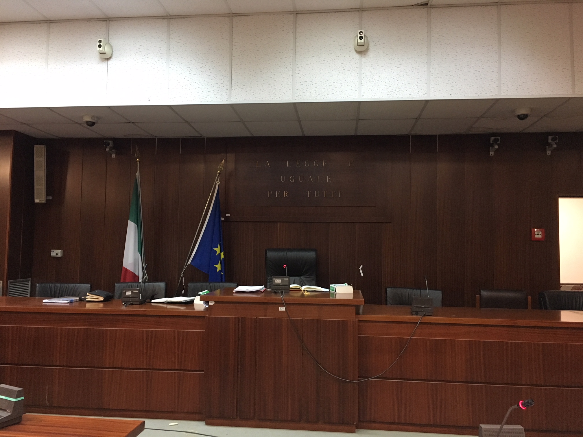 aula Tribunale Trapani processo Mirarchi